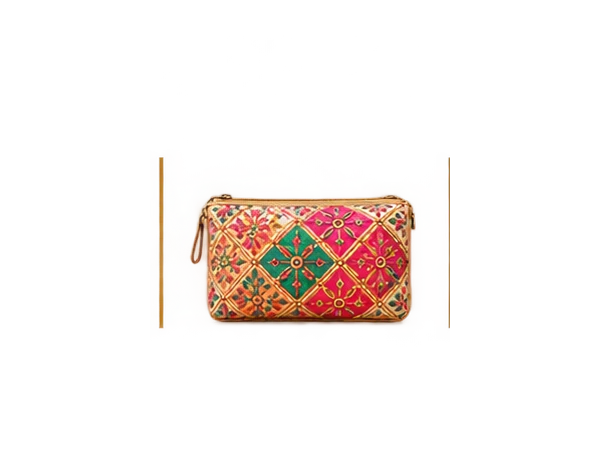 Colorful coin pouch