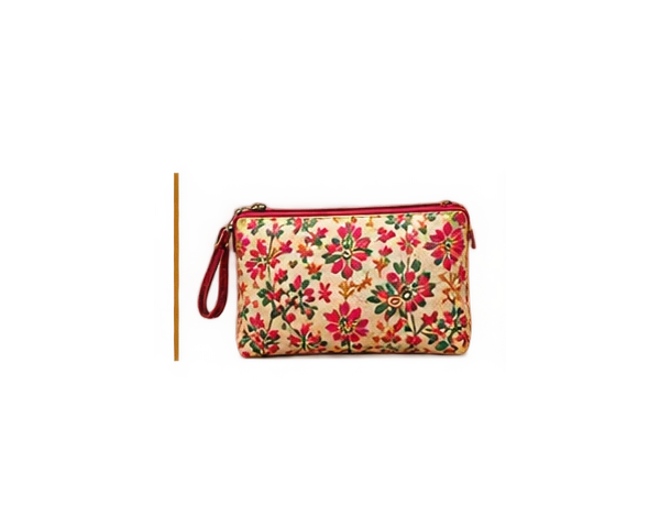 Floral purse pouch
