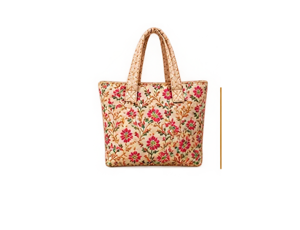 Floral tote bag